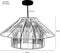 Mica Decorations Elsa - Hanglamp - H28 x Ø50 cm - Jute - Lichtbruin