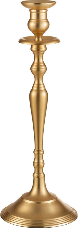 J-Line kandelaar Klassiek Design - aluminium - goud - medium