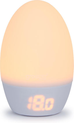 Tommee Tippee Groegg2 - digitale kleurwisselende thermometer en nachtlampje voor in de babykamer - USB-aansluiting - digitale temperatuurweergave