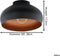 EGLO Mogano - Plafondlamp E27 - Ø28 cm - Zwart/Koper