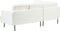 BREDA - Hoekbank 4-zits - Wit - Rechtszijdig - Polyester