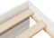 vidaXL - Slaapbank - zonder - matras - 100x200 - cm - massief - grenenhout - wit