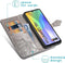 iMoshion Hoesje Geschikt voor Huawei Y6p Hoesje Met Pasjeshouder - iMoshion Mandala Bookcase - Grijs