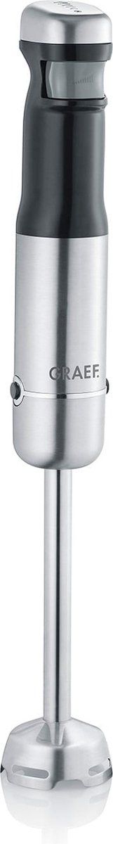 Graef HB82EU - Staafmixer 200 W - Touch bediening - Zwart Roestvrijstaal