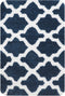 Dutch House Badmat Toulon - Badmat 60x90cm - Blauw - Antislip - Badmatten - Anti Slip Douchemat - Badkamer Mat - Snel Absorberend - Snel Drogende Badmat