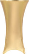 vidaXL - 2 - st - Tafelhoezen - stretch - 60 - cm - goud
