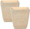 DELOS - Bloempot set van 2 - Beige - 49 cm - Stenenmix