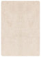 vidaXL - Shaggy - Tapijt - met - Latex - Achterkant - Crème - 240x340 - cm