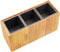 vidaXL - Plantenbak - verhoogd - met - 3 - potten - massief - acaciahout