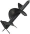 vidaXL Grondboor 300 mm staal