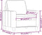 vidaXL Fauteuil 60 cm stof donkergrijs