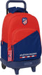 Schoolrugzak met Wielen Atlético Madrid Blauw Rood 33 X 45 X 22 cm