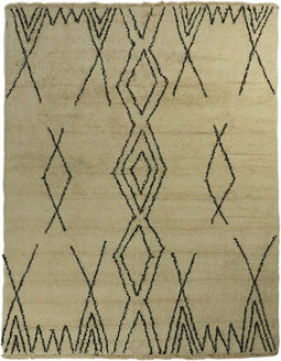 HSM Collection Vloerkleed Dubbel Ruit 120x180cm Zwart/Wit Katoen