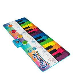 Coast Kinderdansmat - Muziekspeelmat - 24 Pianotoetsen 8 Instrumentgeluiden - 181 x 73 cm