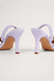 NA-KD Ruffled Sandalen - Slingback - Ruche details - Lilac - Maat 37