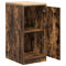vidaXL - Garagekast - 40x51x85 - cm - massief - grenenhout - gerookt - eiken