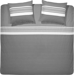 Cinderella Flux - Dekbedovertrek - Flanel - 260x200/220 cm - Anthracite