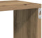 vidaXL - Wandschap - 104x20x58,5 - cm - bewerkt - hout - artisanaal - eikenkleurig