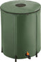 tectake 403507 - Regenwatertank 200 L - Plooibaar met waterinlaatrooster - Groen