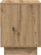 vidaXL - Nachtkastje - 2 - stuks - Artisan - Eiken - 45x34x47 - cm - Gelaagd - Hout