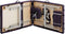 vidaXL - Massagetafel - inklapbaar - 3 - zones - aluminum - paars