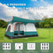 Coast Familietent - 2 Kamers - 2 Ingangen - 320 x 210 x 180 cm - Groen