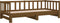 vidaXL - Slaapbank - uitschuifbaar - 2x(80x200) - cm - grenenhout - honingbruin