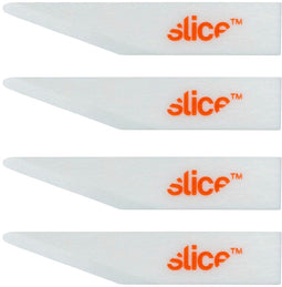Slice 10518 Keramische reservemesjes, recht snijvlak, afgerond 4 stuk(s)