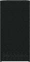 vidaXL - Plantenbakken - 2 - st - 40x40x80 - cm - poly - rattan - zwart