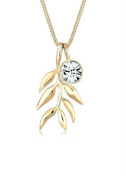 Elli - Halsketting - 925 Sterling Zilver - Kristal - 45 cm