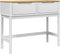 vidaXL - Wandtafel - FLORO - 89,5x36,5x73 - cm - massief - grenenhout - wit