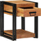 vidaXL - Nachtkast - 40x40x50 - cm - Massief - Acaciahout