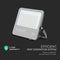 V-TAC VT-44101 - LED Schijnwerper - 100W - 13500 Lumen - 3000K - IP65 Waterdicht - Zwart