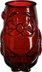 Mica Decorations Lantaarn Santa - 20x20x32 cm - Glas - Rood