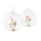 Kerstversiering DKD Home Decor Kristal Hars (7 x 6 x 8 cm) (4 Stuks)