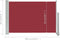 vidaXL - Tuinscherm - uittrekbaar - 60x300 - cm - rood