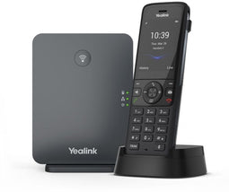 Yealink W78P - IP-mobiele telefoon - Draadloos bereik 50m binnenshuis 300m buitenshuis - Zwart