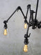 it's about RoMi Hanglamp Amsterdam - Zwart/Glas - Ø120cm - 5L - Modern - Hanglampen Eetkamer, Slaapkamer, Woonkamer