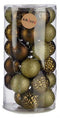 Set kerstballen Groen PVC 8 x 8,5 x 8 cm (4 Stuks)