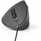 Nedis ERGOMSWD100 - Ergonomische Minimuis - Optische Tracking 3200dpi - Zwart
