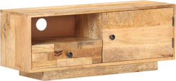 vidaXL - Tv-meubel - 90x30x35 - cm - massief - mangohout