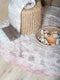 Vloerkleed Donsie Pink Rond ø180 cm
