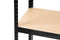 Feel Furniture - Opslagrek 5 lagen - Schroefloos met 4 Grijze Boxen - Zwart