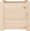 vidaXL - Plantenbak - 31x31x31 - cm - massief - grenenhout