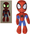 Disney - Spiderman - Spidey met Glow in the Dark Eyes - 25cm - Alle leeftijden - Knuffel