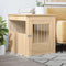 vidaXL - Hondenbench - 64,5x80x71 - cm - bewerkt - hout - sonoma - eikenkleurig