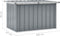 vidaXL - Tuinbox - 109x67x65 - cm - grijs