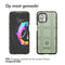 iMoshion Hoesje Geschikt voor Motorola Edge 20 Lite Hoesje Siliconen - iMoshion Rugged Shield Backcover - Groen
