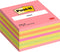 Post-it - Memoblok 2028 76x76mm kubus neon kleuren