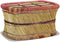 vidaXL - Salontafel - met - chindi - details - bamboe - meerkleurig